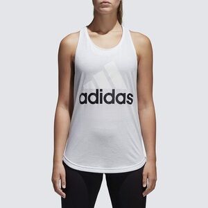 Adidas Graphic White and Black Tank Top